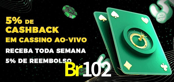 Promoções do cassino ao Vivo Br102